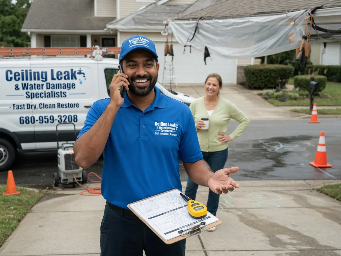 Ceiling Leak Cleanup Hull, GA FAQs